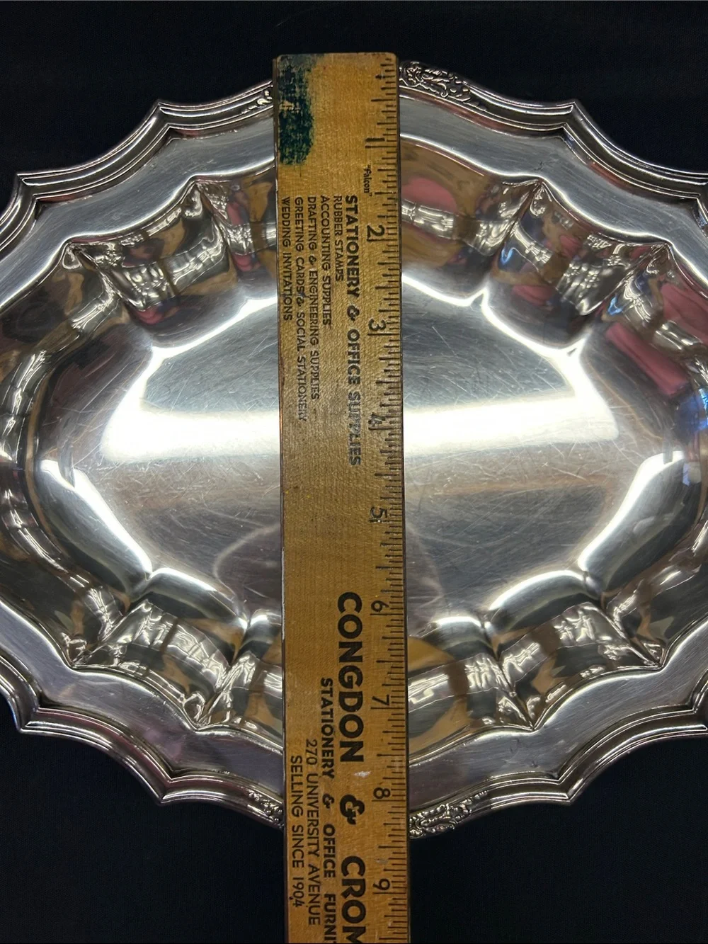 Reed and Barton De Champlain oval serving dish style 4081